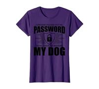 Cybersecurity Computer Security Cyber Security My Password T-Shirt, Women, Purple, Small