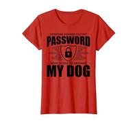 Cybersecurity Computer Security Cyber Security My Password T-Shirt, Women, Red, Small