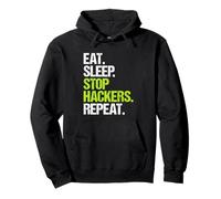 Cybersecurity Engineer Eat Sleep Routine Pullover Hoodie