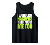 Cybersecurity Engineer I Wonder If Tank Top