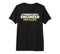 Cybersecurity Engineer Made By God Premium T-Shirt