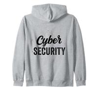 Cybersecurity Hack Cyber Security Hacking Hacker Zip Hoodie