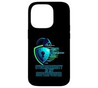 Cybersecurity Is My Superpower IT Tech Hacker Case for iPhone 14 Pro