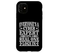Cybersecurity IT Analyst Hacker Programmer Hacking Design Case for iPhone 11