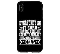 Cybersecurity IT Analyst Hacker Programmer Hacking Design Case for iPhone XS Max