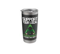 Cybersecurity Professional Funny IT Security Ethical Hacker Stainless Steel Insulated Tumbler
