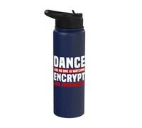Cybersecurity Security Job Analyst Specialist Information Stainless Steel Insulated Water Bottle