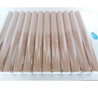 CyberSunrise 14 x ShieldUp Strong Cardboard Postal Tubes | 25mm Diameter by 330mm Long