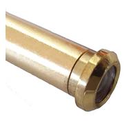 CyberSunrise Security Door Viewer Peephole | Brass 160° Spyhole