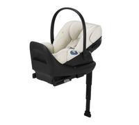Cybex Cloud G Lux Comfort Extend Infant Car Seat with Anti-Rebound Base, Load Leg, Linear Side Impact Protection, Latch Install, Ergonomic Full Recline, Extended Leg Rest, Seashell Beige