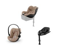 Cybex Cloud G Plus & Sirona G Plus Car Seat with Base G - Almond Beige