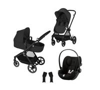 Cybex - EOS Travel System Moon Black (Frame Black) - Cloud G Magic Black