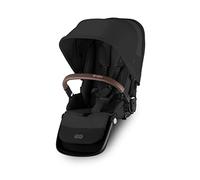 Cybex Gazelle S 2 Second Seat - Moon Black with Brown Bumper Bar