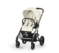 CYBEX Gold Balios S Lux Pushchair, Ergonomic Lying Position, One-Hand Harness System, from Birth to 22 kg (Approx. 4 Years), Seashell Beige
