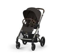 CYBEX Gold Balios S Lux Pushchair, Ergonomic Lying Position, One-Hand Harness System, from Birth to 22 kg (Approx. 4 Years), Chocolate Brown
