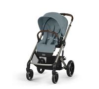 CYBEX Gold Balios S Lux Pushchair, Ergonomic Lying Position, One-Hand Harness System, from Birth to 22 kg (Approx. 4 Years), Stormy Blue