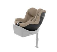 CYBEX Gold child car seat Sirona G i-Size Plus, Without base, For 3 month olds to 4 years of age, Max. 19 kg, 61 - 105 cm (use with with newborn insert if up to 40 cm tall), Almond Beige