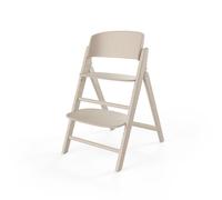 CYBEX Gold Click&FOLD 3-in-1 High Chair Set, 6 Months - 99 Years, Suitable from Birth with Separate Gold Bouncer Nest, incl. Baby Set and Snack Tray, Beechwood/Plastic, Light Natural