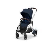 CYBEX Gold e-Gazelle S Stroller, from Birth to Approx. 4 Years, max. 22 kg (Single Mode) / 2X 22 kg (Duo Mode), All-in-1 System with e-Drive and 20+ configurations, Ocean Blue