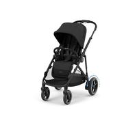 CYBEX Gold e-Gazelle S Stroller, from Birth to Approx. 4 Years, max. 22 kg (Single Mode) / 2X 22 kg (Duo Mode), All-in-1 System with e-Drive and 20+ configurations, Moon Black