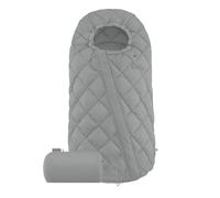 CYBEX Gold footmuff Snøgga 2, For pushchairs, For children ages 6 months to 3 year olds, TOG 4, Warm filling, Stone Grey (Grey)