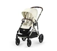 CYBEX Gold Gazelle S Stroller, from Birth to Approx. 4 Years, max. 22 kg (Single Mode) / 2X 22 kg (Duo Mode), All-in-1 System with 20+ configurations, Seashell Beige