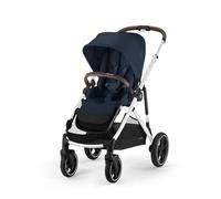 CYBEX Gold Gazelle S Stroller, from Birth to Approx. 4 Years, max. 22 kg (Single Mode) / 2X 22 kg (Duo Mode), All-in-1 System with 20+ configurations, Ocean Blue
