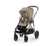CYBEX Gold Gazelle S Stroller, from Birth to Approx. 4 Years, max. 22 kg (Single Mode) / 2X 22 kg (Duo Mode), All-in-1 System with 20+ configurations, Almond Beige