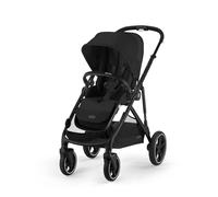 Cybex Gazelle S Single to Double Pushchair 2023 Black Frame Moon Black