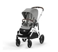 CYBEX Gold Gazelle S Stroller, from Birth to Approx. 4 Years, max. 22 kg (Single Mode) / 2X 22 kg (Duo Mode), All-in-1 System with 20+ configurations, Stone Grey
