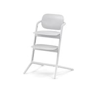 Cybex Gold LEMO High Chair, Grows with your Child, 3-99 Years, Usable from Birth with Separate Attachments, Aluminium/Plastic, All White