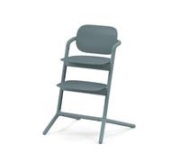 Cybex Gold LEMO High Chair, Grows with your Child, 3-99 Years, Usable from Birth with Separate Attachments, Aluminium/Plastic, Stone Blue