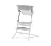 CYBEX Gold LEMO Learning Tower Set, For converting the LEMO high seat into a learning tower, 1-5 years (up to 25 kg), Incl. 2 non-slip silicone mats for seat and footrest, Suede Grey
