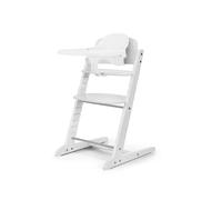 CYBEX Gold IRIS 3-in-1 high Chair Set, Grows with Your Child, 6 Months - 99 Years, incl. Baby Set and Tray, Beech Wood/Plastic, All White