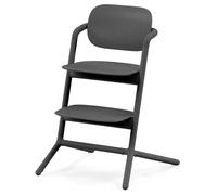 Cybex Gold LEMO High Chair, Grows with your Child, 3-99 Years, Usable from Birth with Separate Attachments, Aluminium/Plastic, Stunning Black