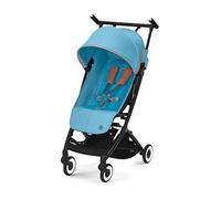 CYBEX Libelle 2 Ultra Compact and Lightweight Baby Pockit Travel Stroller with UPF 50+ Sun Canopy for Babies and Toddlers - Carry-On Luggage Compliant - Compatible with CYBEX Car Seats, Beach Blue