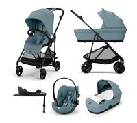 Cybex Melio Carbon 3-in-1 Travel System with Cloud G3 Car Seat & Base G3 - Stormy Blue
