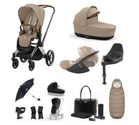 Cybex Priam 11 Piece Accessory Bundle With Cloud T Plus & Base