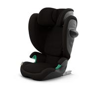 Cybex Solution G2 Folding High-Back Booster Seat - Lightweight, Travel-Friendly, Rigid Latch Installation, Linear Side-Impact Protection, Height Adjustable, Moon Black