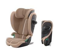 Cybex Solution G2 i-Size Plus R129 100-150cm Foldable Car Seat - Almond Beige (3 - 12 Years)