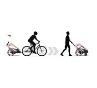 Cybex Zeno Bike Bike Trailer Max 34 kg Silver Pink