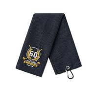 CybGene 60th Birthday Gifts for Men, Funny Golf Towels, 60 Years Old Gift for Golf Lovers, Husband, Dad, Grandpa, Boss, Coworkers