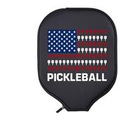 CybGene Pickleball Gifts for Women, US Flag Pickleball Paddle Cover Gifts on Birthday and Christmas - Flag