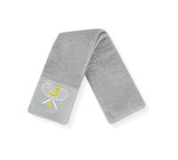 CybGene Tennis Towel with Monogrammed Embroidery, Initial Tennis Gifts, Personalized Tennis Court Accessory for Men, Women on Birthday, Retirement, Soft and Absorbent, Grey-J
