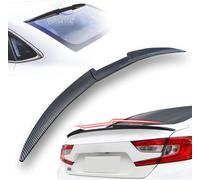CYBHYAXC Car Spoiler for Ford Taurus VIII Middle East 2022 2023 2024 2025, Trunk Spoiler Car Roof Spoiler Lip Strips Rear Spoiler Kit Rear Door Tail Modification Accessories,A-Carbon fiber pattern