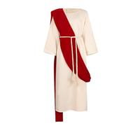 Cyborey Jesus Costume Men Greek Cosplay Ancient Rome Costume Adult Halloween Fancy Dress Set