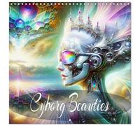 Cyborg Beauties (Wall Calendar 2026 12" x 24" / 30 x 60 cm (open)) CALVENDO 12 Month Wall Calendar