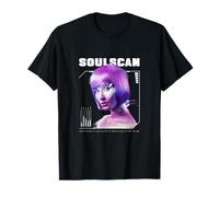 Cyborg Soulscan Futuristic Woman Glitch Art Cyberpunk T-Shirt