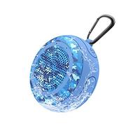 CYBORIS IPX7 Waterproof Outdoor Bluetooth Speaker Swimming Pool Floating Portable Mini Speakers Wireless with Microphone for Beach, Bathroom, Home, Shower (Blue)