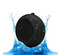 CYBORIS IPX7 Waterproof Outdoor Bluetooth Speaker Swimming Pool Floating Portable Mini Speakers Wireless with Microphone for Beach, Bathroom, Home, Shower (Black)